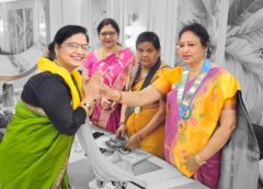 Varanasi UP…इनरव्हील क्लब बनारस में मंडलाध्यक्ष का भव्य आधिकारिक आगमन समारोह।