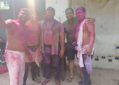 Varanasi UP..Holi Milan Ceremony Celebrated with Enthusiasm at GRP Barrack in Varanasi