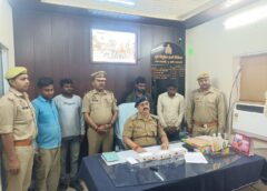 Varanasi UP…Four Arrested in Theft Case; Stolen Iron Rods, Cash Recovered in Varanasi