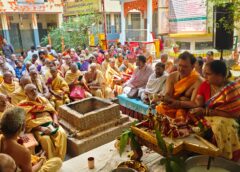 Varanasi UP…पट्टाभिषेक के साथ राजसिंहासन पर बैठे राजाधिराज श्री राम प्रभु।