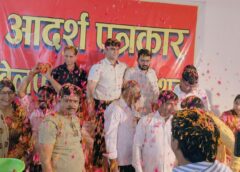 Lucknow UP: गोसाईगंज में आदर्श पत्रकार एसोसिएशन ने होली-ईद मिलन समारोह का आयोजन