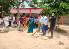 त्रिवेदीगंज बाराबंकी: मोदी सरकार के 12 वर्ष पूर्ण होने पर कौशल विकास मिशन में स्वच्छता अभियान आयोजित