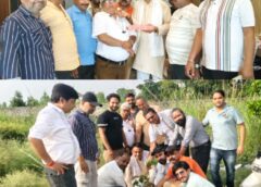 Saharanpur NEWS संपूर्ण उत्तर प्रदेश उद्योग व्यापार मंडल से जुड़े व्यापारियों ने वृक्षारोपण कर अध्यक्ष का जन्मदिन धूमधाम से मनाया